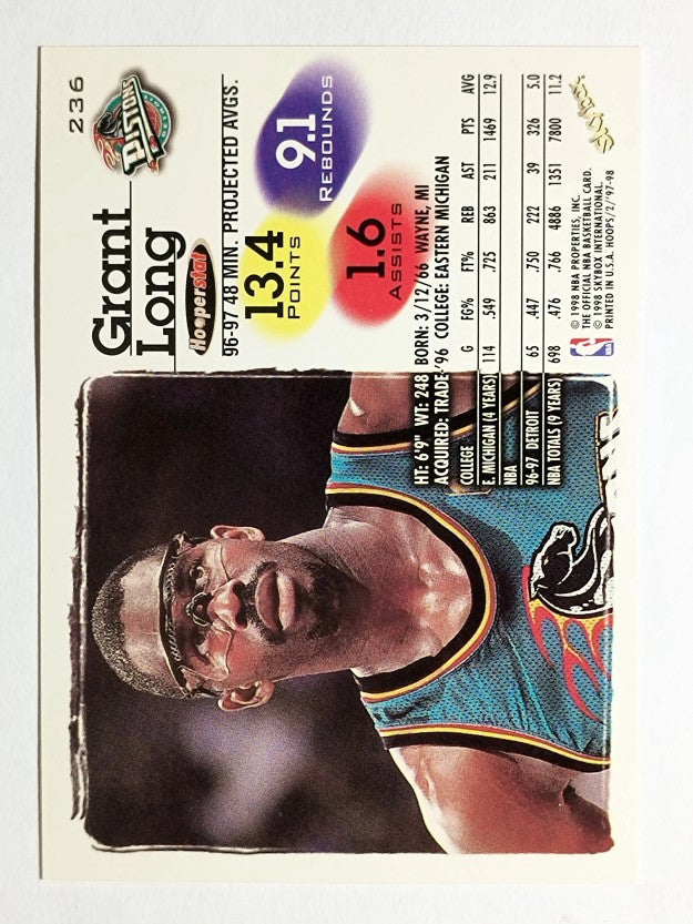 1997-98 Hoops #236 Grant Long