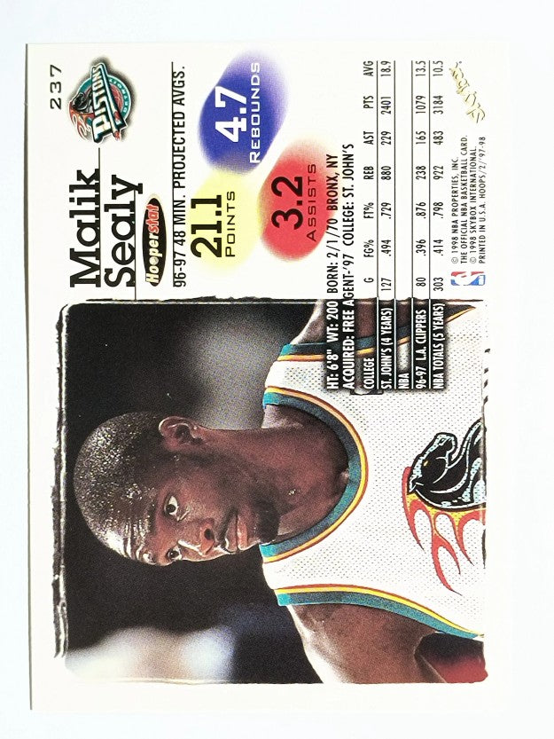 1997-98 Hoops #237 Malik Sealy