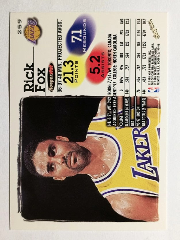 1997-98 Hoops #259 Rick Fox
