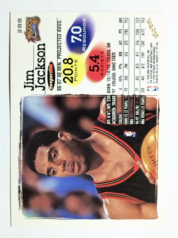 1997-98 Hoops #288 Jim Jackson