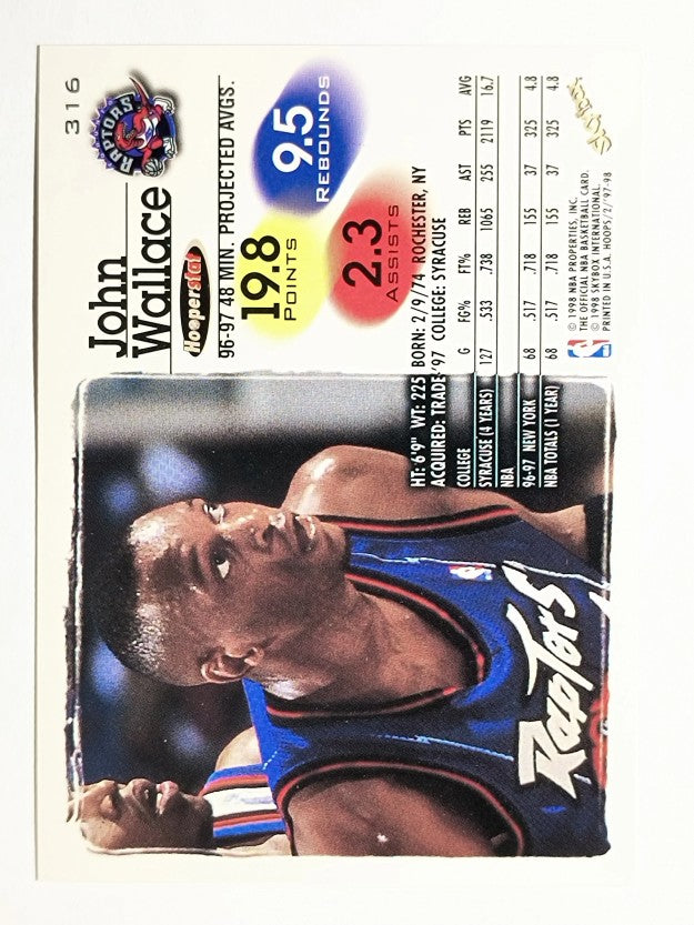 1997-98 Hoops #316 John Wallace
