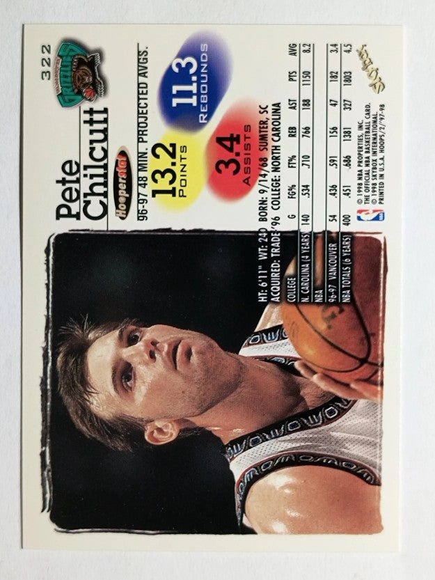 1997-98 Hoops #322 Pete Chilcutt