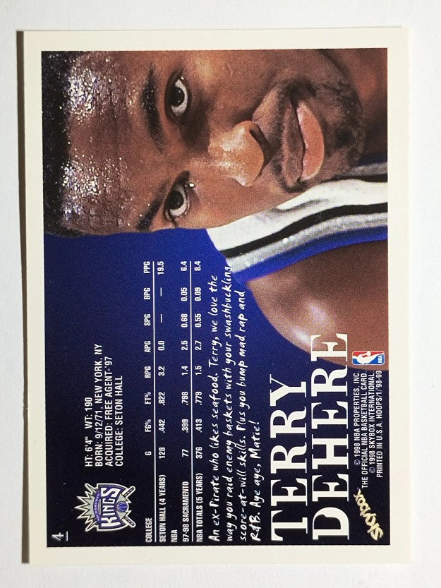 1998-99 Hoops #4 Terry Dehere