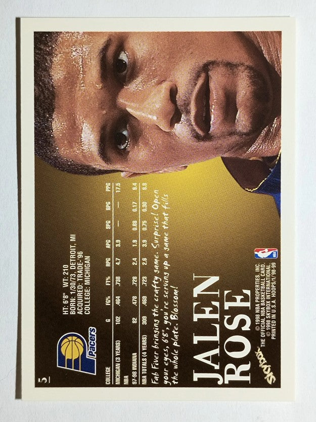 1998-99 Hoops #5 Jalen Rose