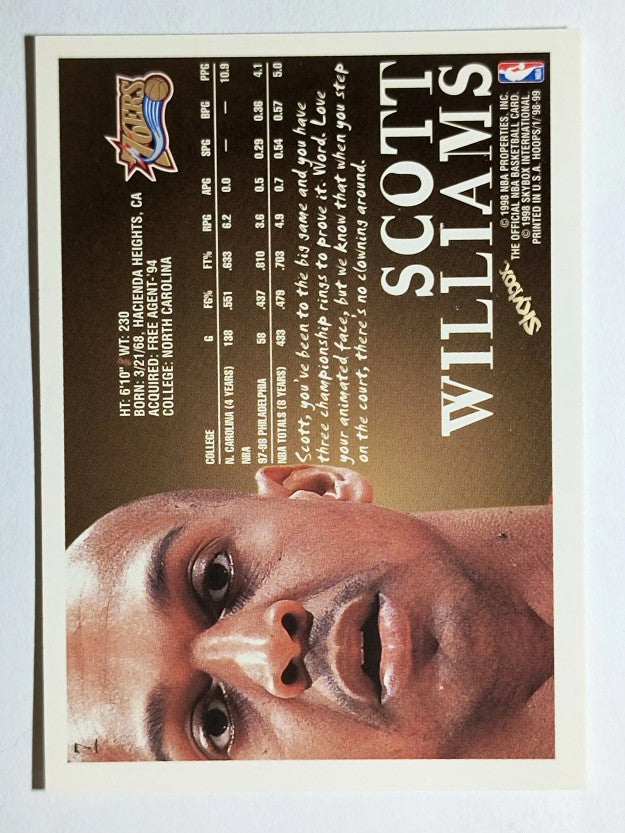 1998-99 Hoops #7 Scott Williams
