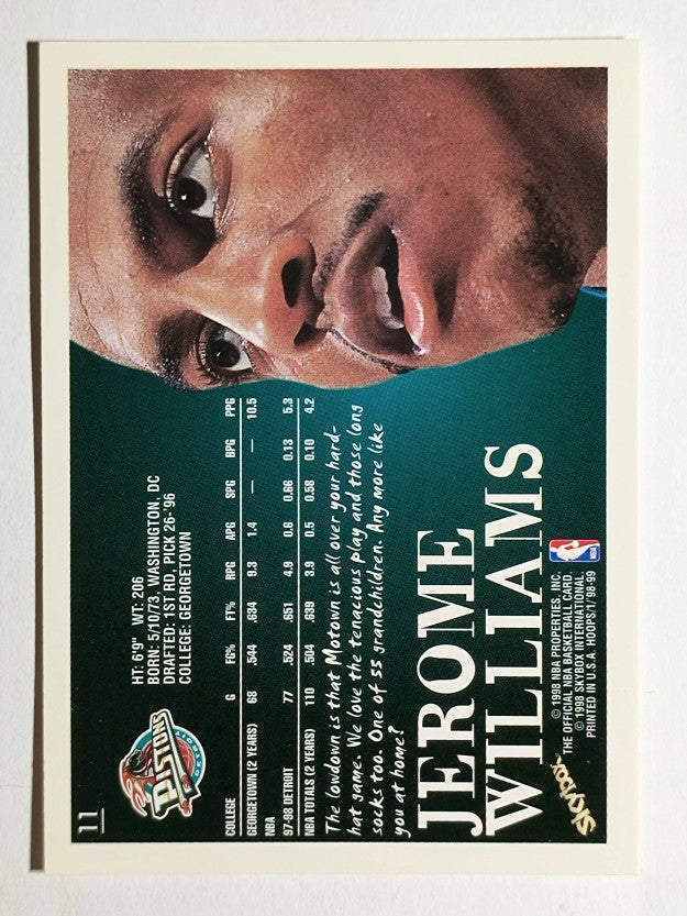1998-99 Hoops #11 Jerome Williams