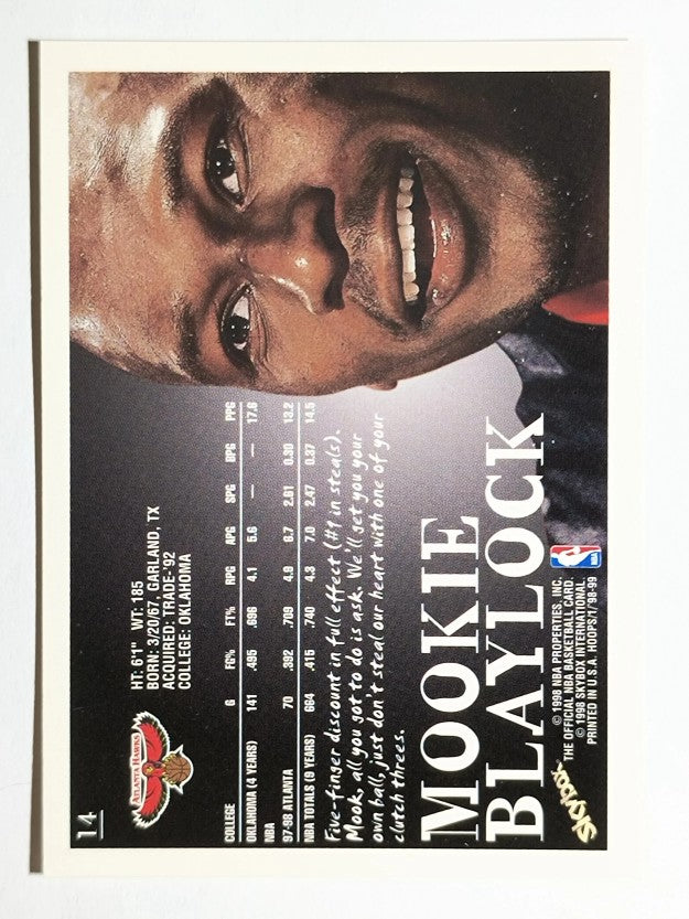 1998-99 Hoops #14 Mookie Blaylock