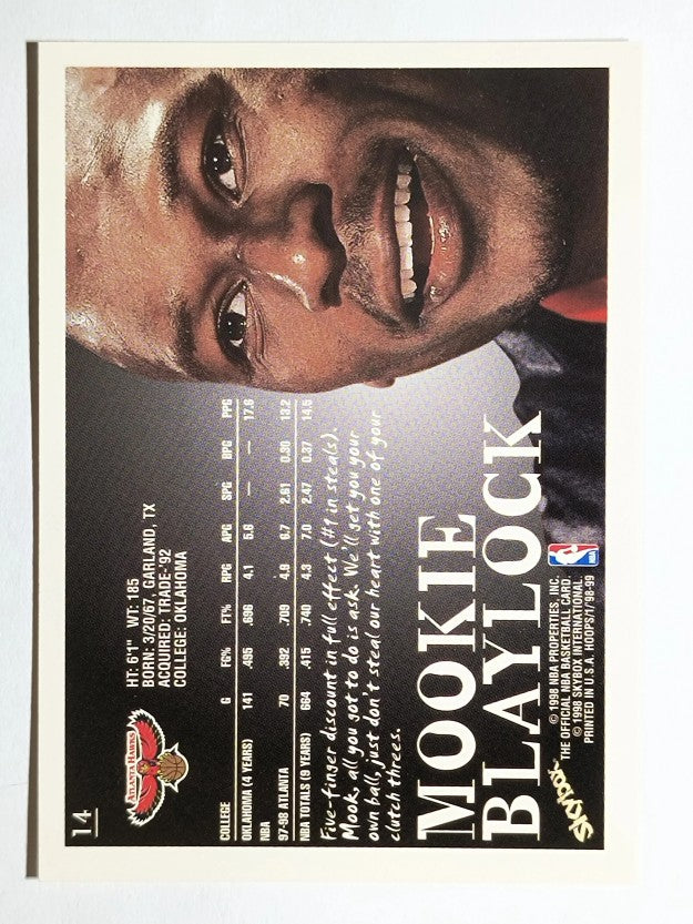 1998-99 Hoops #14 Mookie Blaylock
