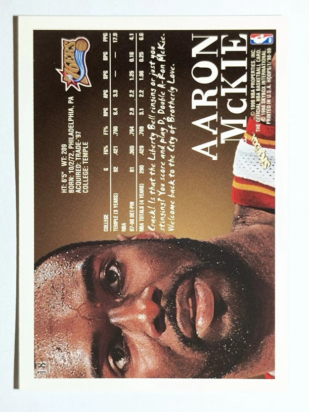1998-99 Hoops #18 Aaron McKie