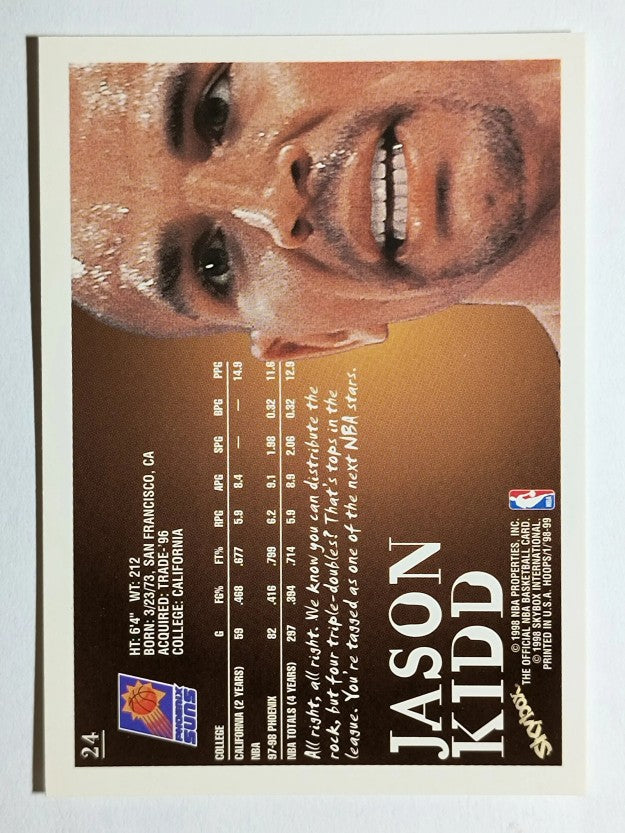 1998-99 Hoops #24 Jason Kidd