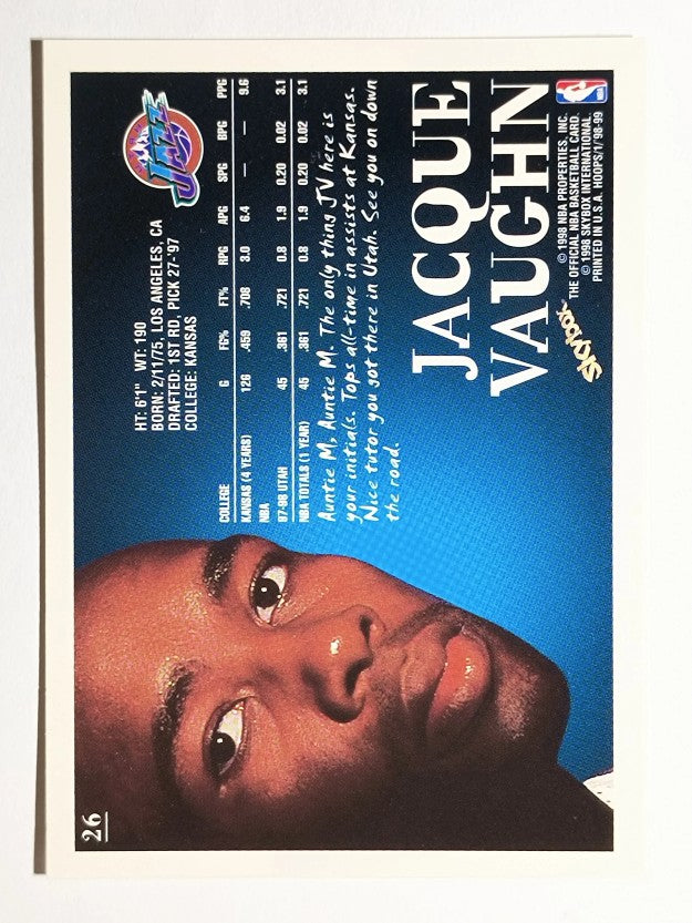 1998-99 Hoops #26 Jacque Vaughn