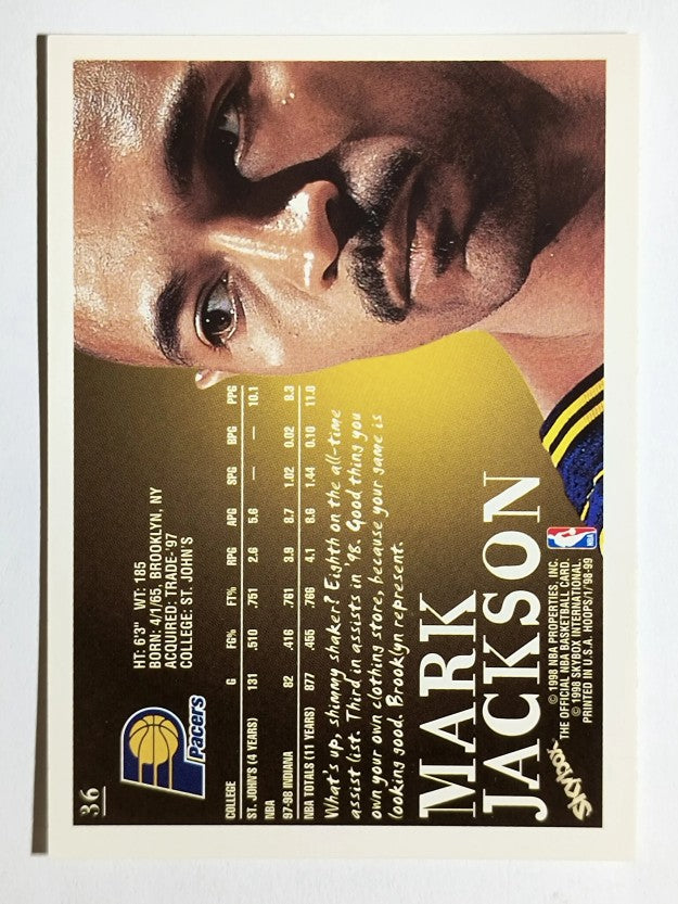 1998-99 Hoops #36 Mark Jackson