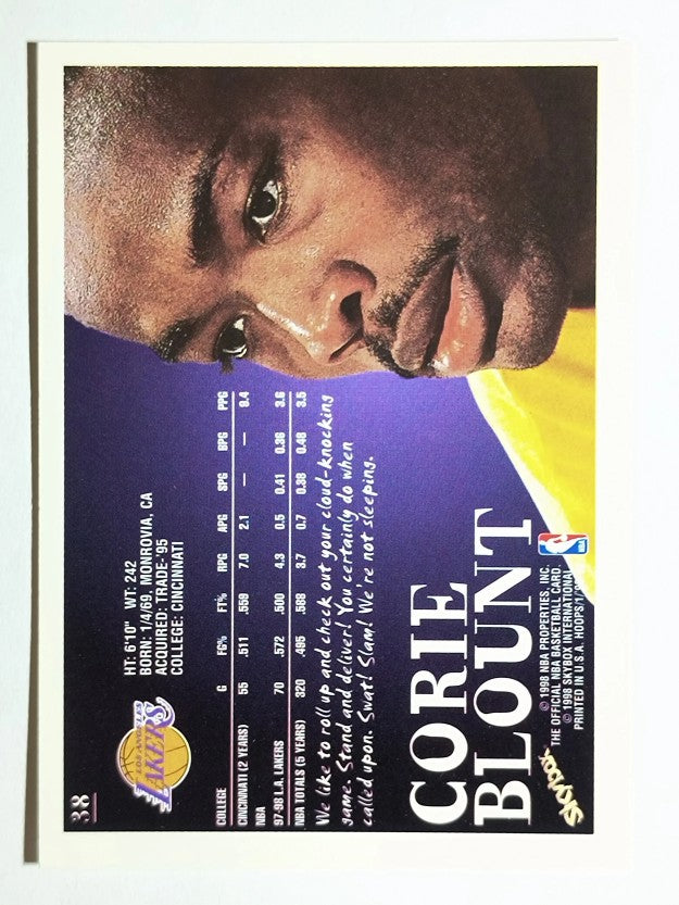 1998-99 Hoops #38 Corie Blount
