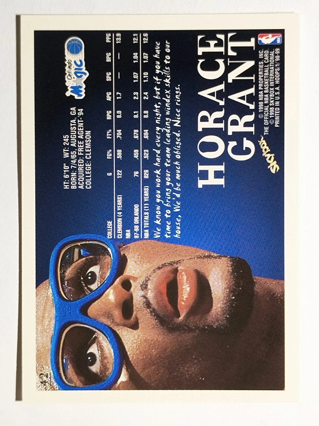 1998-99 Hoops #42 Horace Grant