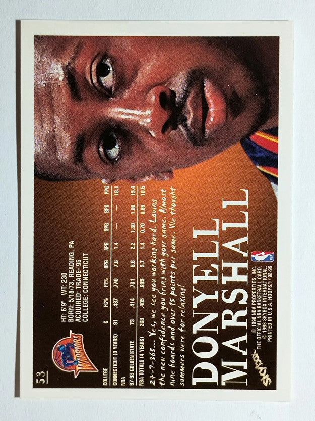 1998-99 Hoops #53 Donyell Marshall