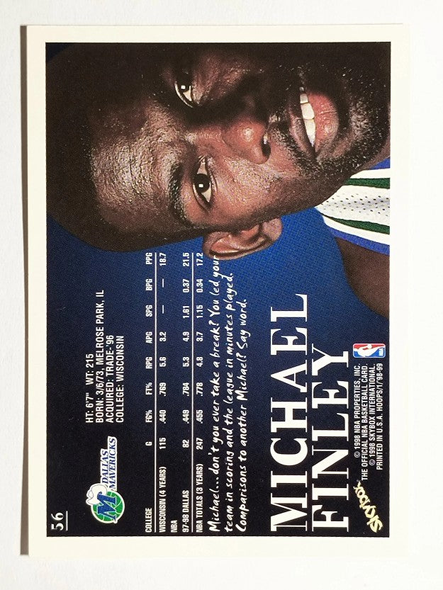 1998-99 Hoops #56 Michael Finley