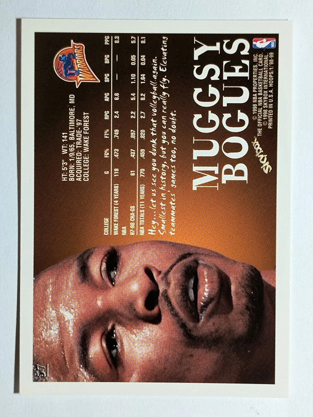 1998-99 Hoops #57 Muggsy Bogues