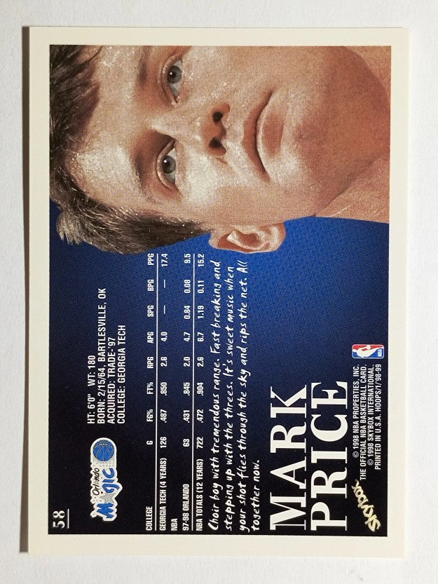 1998-99 Hoops #58 Mark Price