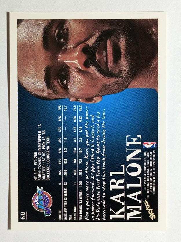 1998-99 Hoops #60 Karl Malone