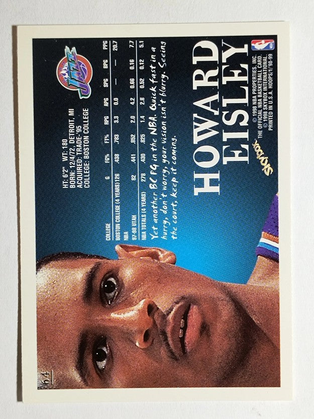 1998-99 Hoops #64 Howard Eisley