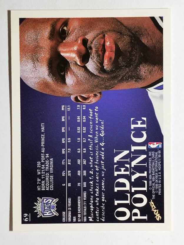 1998-99 Hoops #69 Olden Polynice