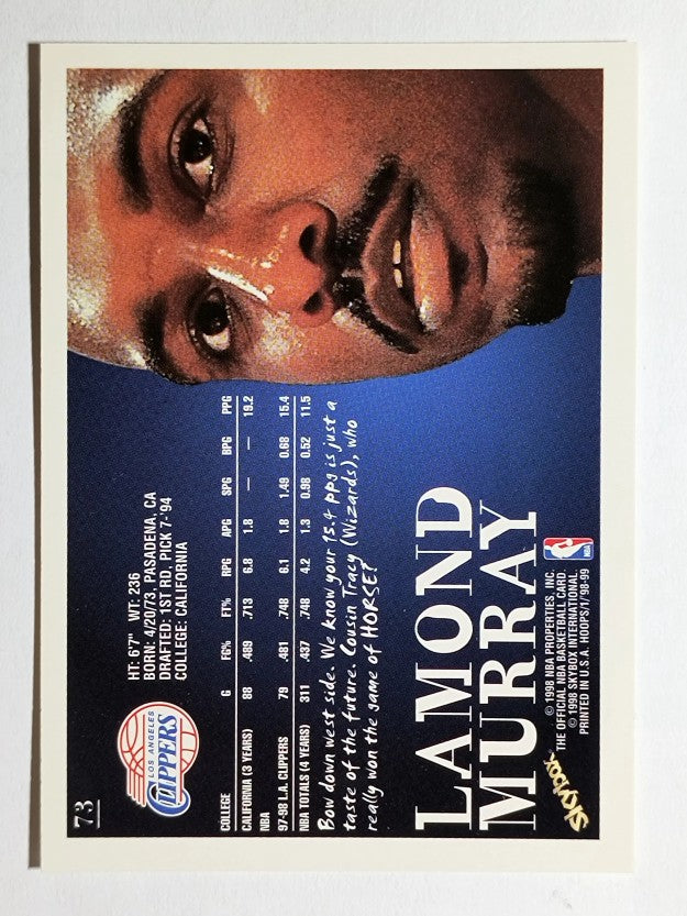 1998-99 Hoops #73 Lamond Murray