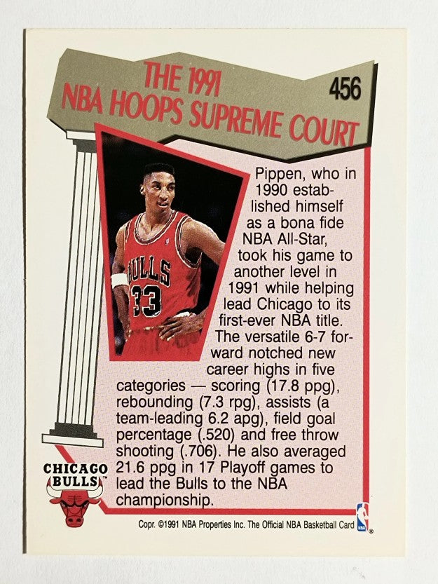 1991-92 Hoops #456 Scottie Pippen SC
