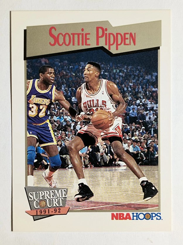 1991-92 Hoops #456 Scottie Pippen SC