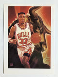 1991-92 Hoops #506 Scottie Pippen Art (NM)