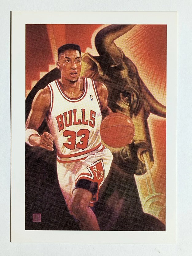 1991-92 Hoops #506 Scottie Pippen Art