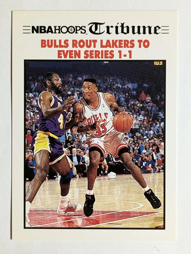 1991-92 Hoops #539 Scottie Pippen FIN/James Worthy (NM)