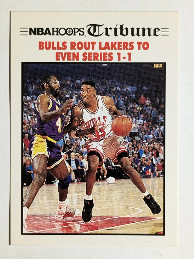 1991-92 Hoops #539 Scottie Pippen FIN/James Worthy