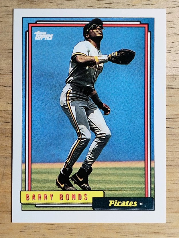 1992 Topps #380 Barry Bonds