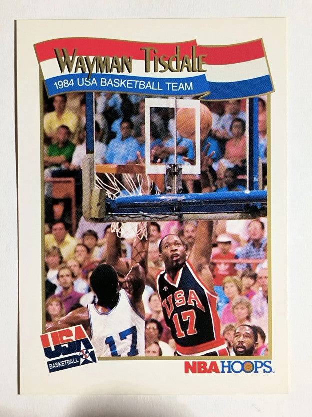 1991-92 Hoops #563 Wayman Tisdale USA