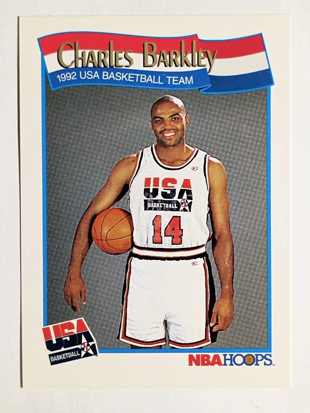 1991-92 Hoops #575 Charles Barkley USA