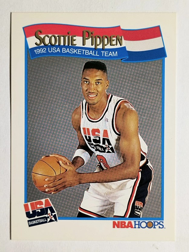 1991-92 Hoops #582 Scottie Pippen USA (NM)