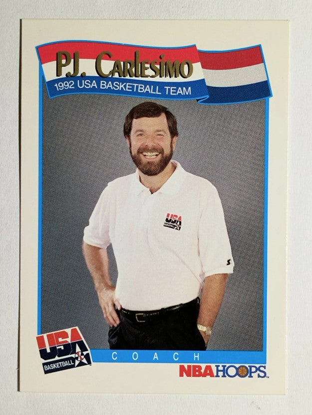 1991-92 Hoops #587 P.J.Carlesimo CO USA RC