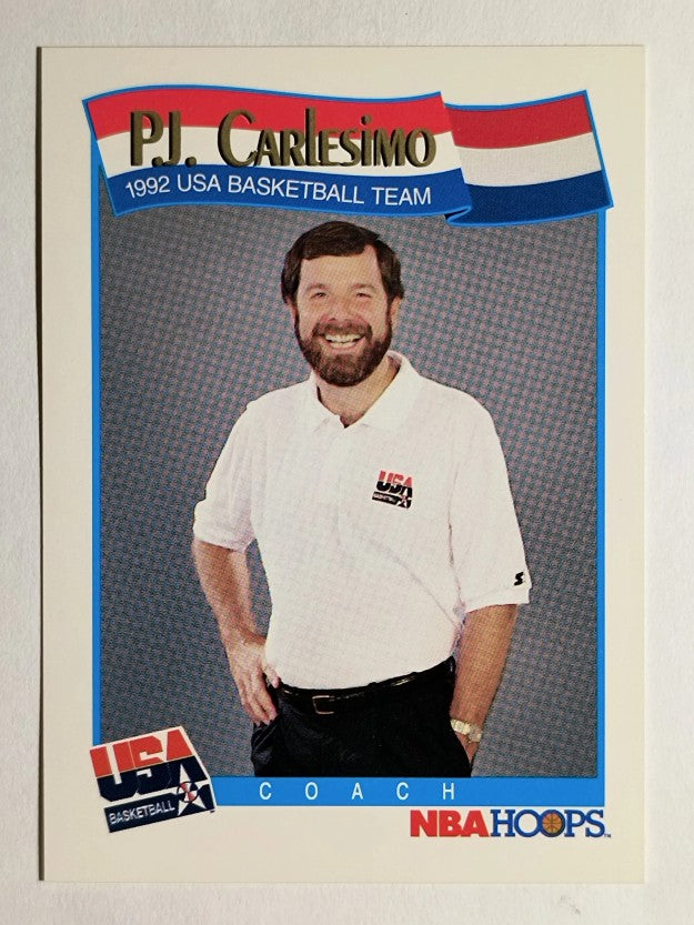1991-92 Hoops #587 P.J.Carlesimo CO USA RC