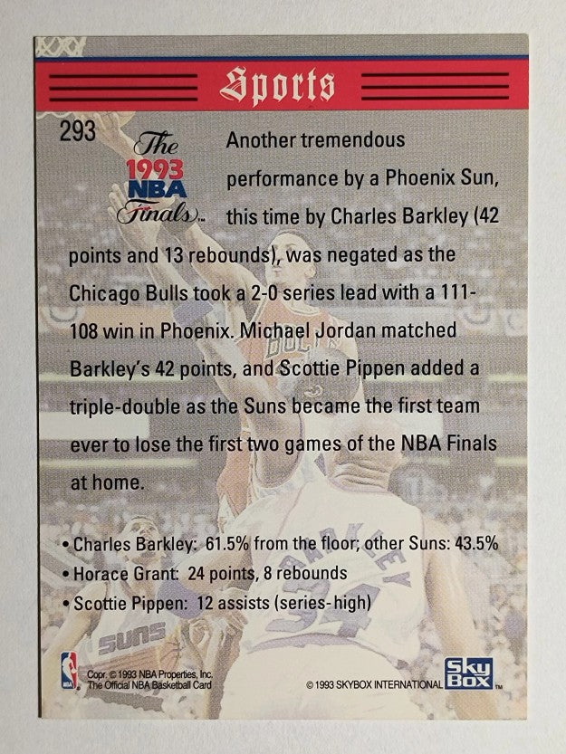 1993-94 Hoops #293 Scottie Pippen TRIB (NM)