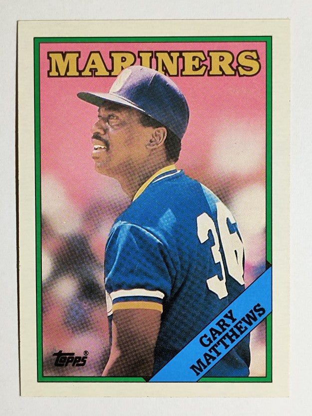 1988 Topps #156 Gary Matthews
