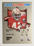 1990 Fleer All-Pros #19 Ronnie Lott