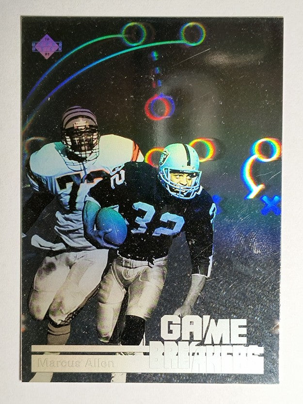 1991 Upper Deck Game Breaker Holograms #GB9 Marcus Allen
