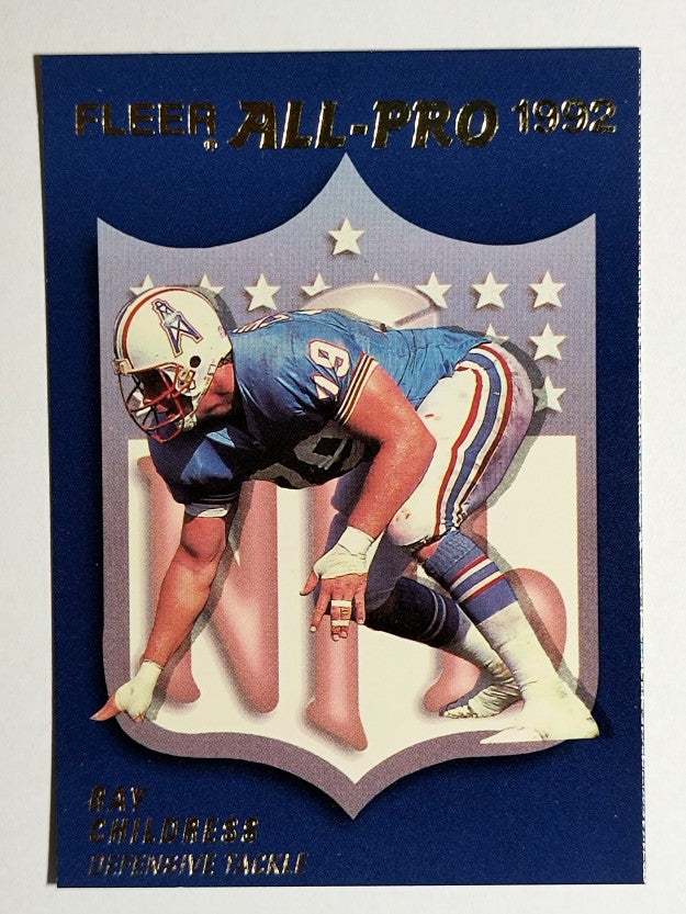 1992 Fleer All-Pros #17 Ray Childress