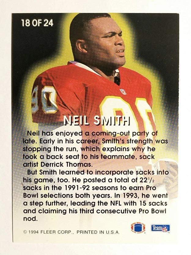 1994 Fleer All-Pros #18 Neil Smith