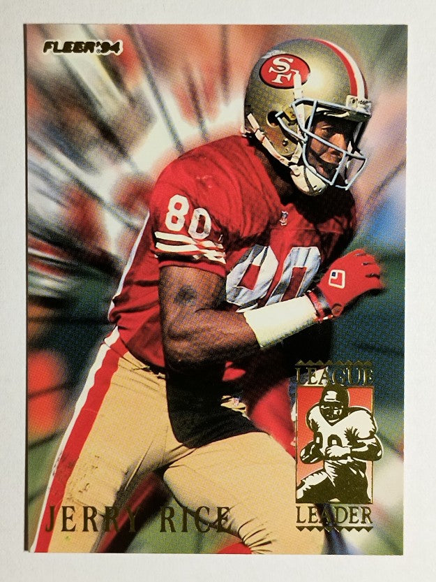 1994 Fleer League Leaders #5 Jerry Rice (NM)