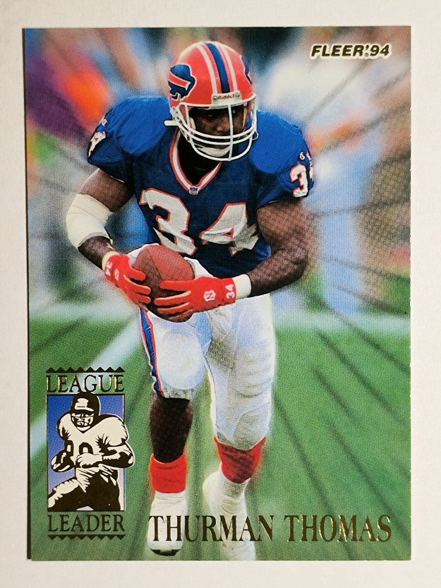 1994 Fleer League Leaders #9 Thurman Thomas
