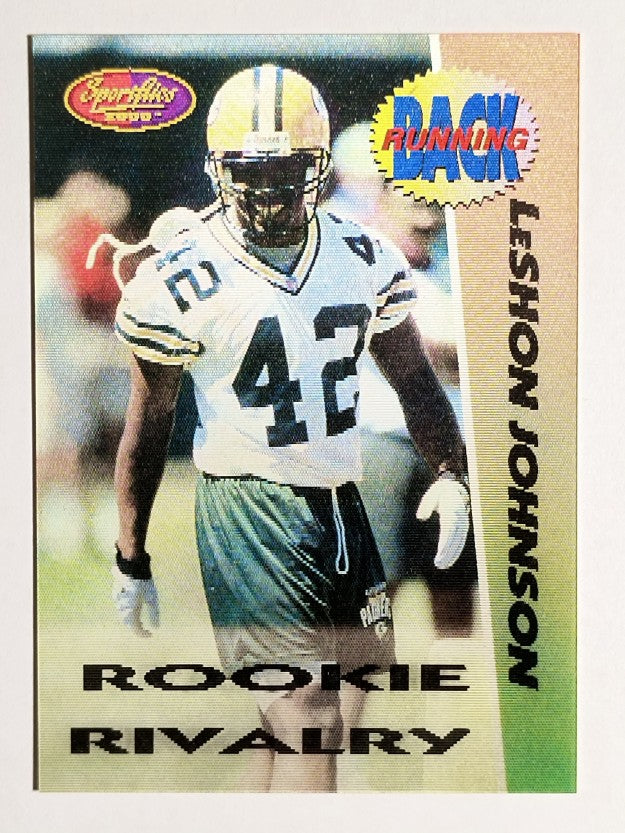 1994 Sportflics Rookie Rivalry #RR10 LeShon Johnson/Donnell Bennett