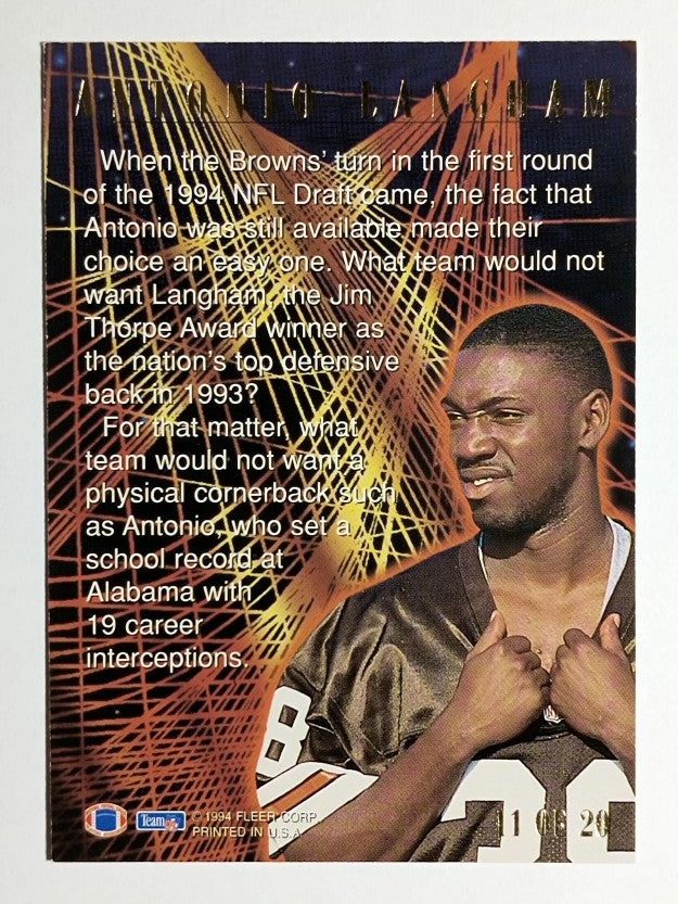 1994 Ultra First Rounders #11 Antonio Langham