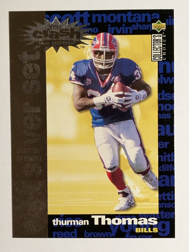 1995 Collector's Choice Crash The Game Silver Redemption #C13 Thurman Thomas