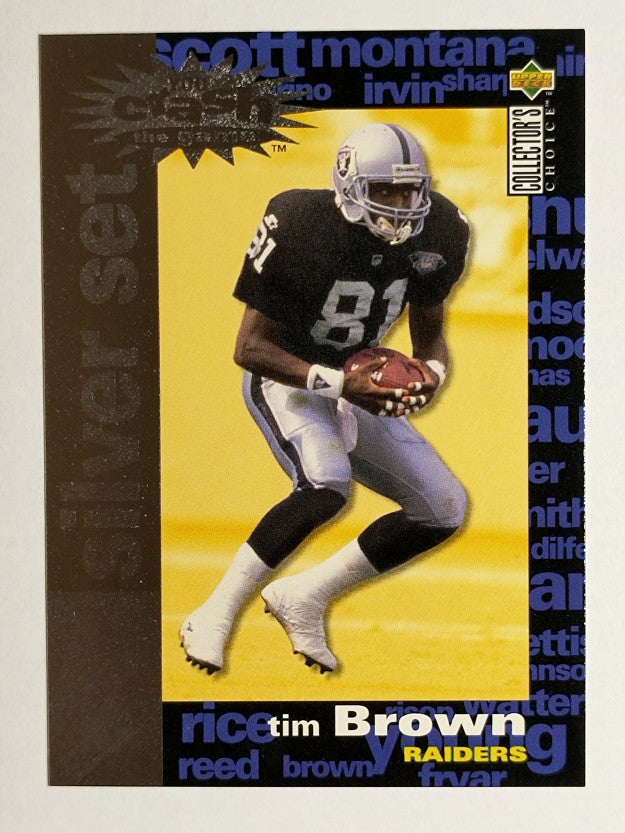 1995 Collector's Choice Crash The Game Silver Redemption #C23 Tim Brown